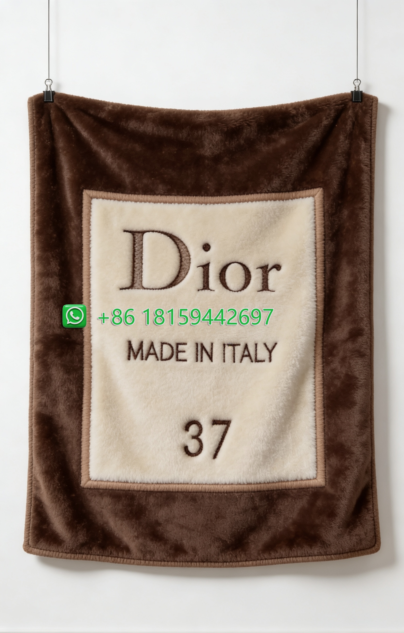 Dior Throw Blankets